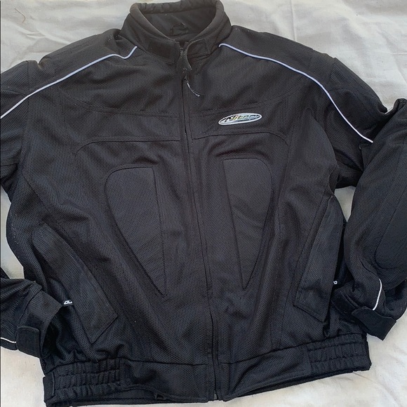 Nitro Other - Nitro black padded motorcycle riding jacket